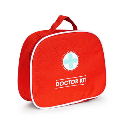 Wooden medical kit 9 pieces