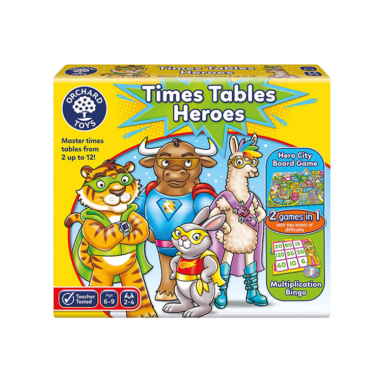 Time Tables Hero Game - Orchard Toys