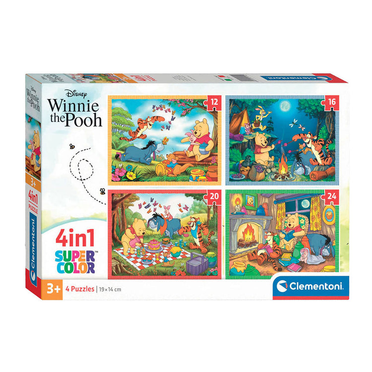 Clementoni 4 in 1 Puzzle Winnie the Pooh 3+