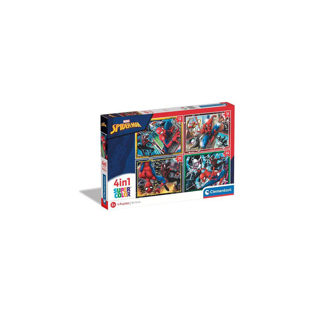 Clementoni 4 in 1 Puzzle Spiderman 3+