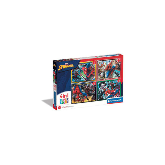 Clementoni 4 in 1 Puzzle Spiderman 3+