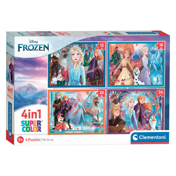 Clementoni 4 in 1 Puzzle Frozen 3+