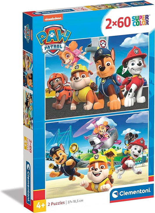 Clementoni Paw Patrol 2x60pieces 4+