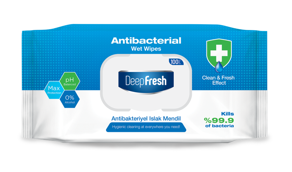 Deep Fresh Antibacterial Wet Wipes