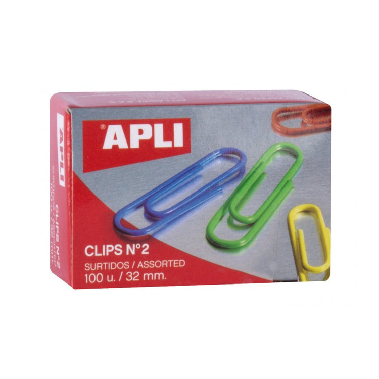 Paper Clips assorted colours x100