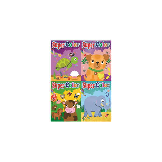 Super Color Coloring Book, 192 Pages
