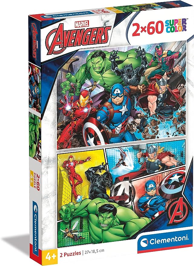 Clementoni Avengers 2x60pieces 4+
