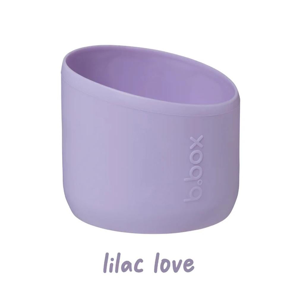 b.box Silicone Bumper for 1 Litre Insulated Flip Top Bottle - Lilac Love