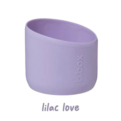 b.box Silicone Bumper for 1 Litre Insulated Flip Top Bottle - Lilac Love