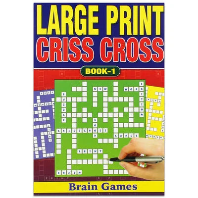 Large Print Criss Cross