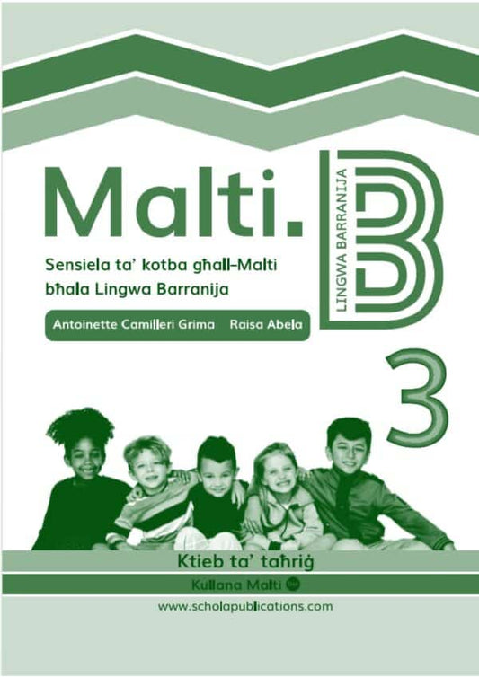 MALTI B3 KTIEB TA` TAHRIG