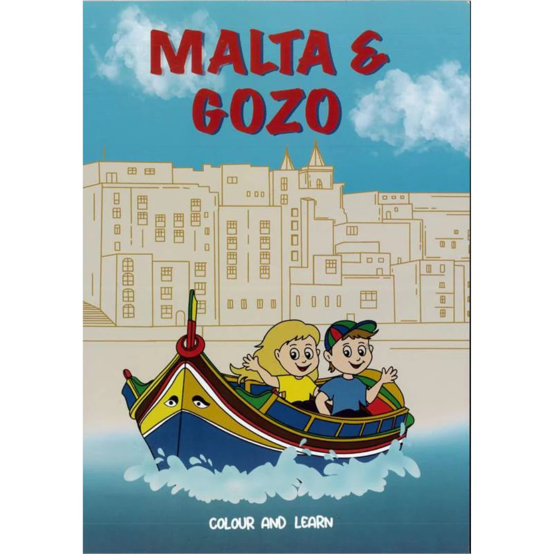 Malta and Gozo Colour and Learn Colouring Book