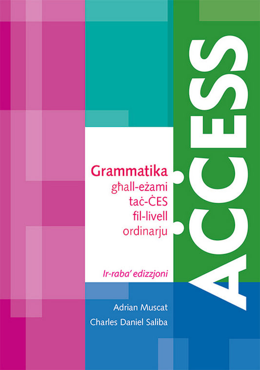 Aċċess- 4th Edition Grammatika għall-eżami taċ-CES fil-livell ordinarju