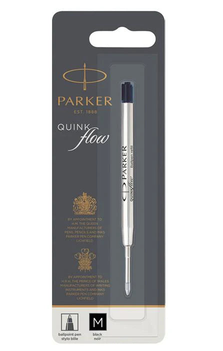 Parker Quinkflow Refill Ballpoint Pen - Black Medium Point 1.0