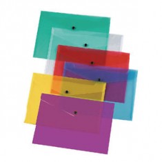 Button Wallet A5 Size Translucent