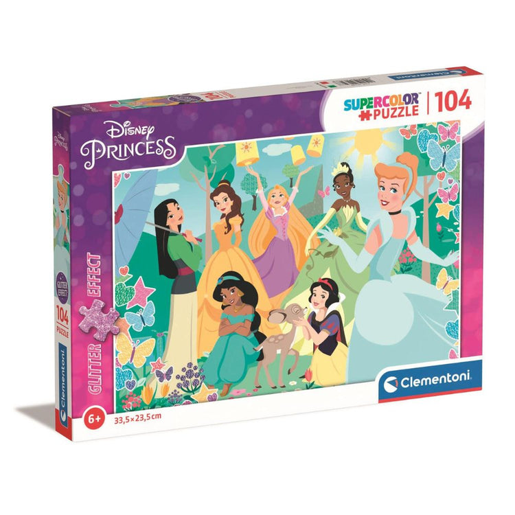 Clementoni Disney Princess Glitter Puzzle 104pieces 6+