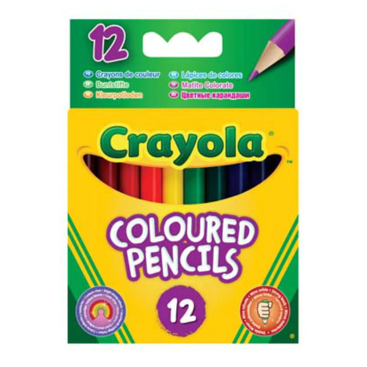 Half Length Colours x12 Crayola
