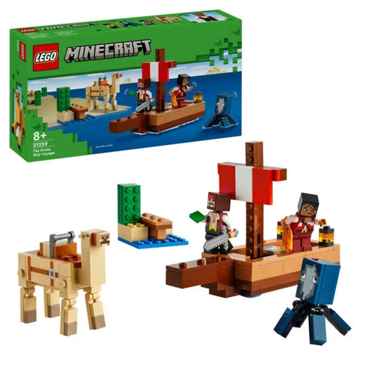 LEGO Minecraft The Pirate Ship Voyage 160 Pcs