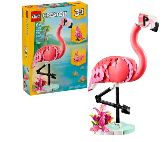 LEGO Creator Wild Animals: Pink Flamingo 288 Pcs