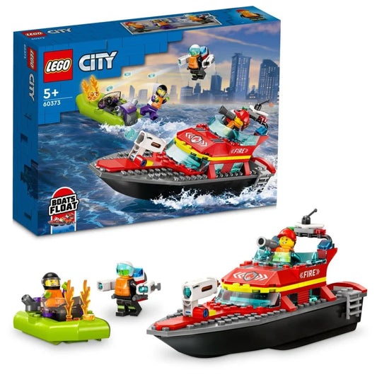 LEGO City Fire Rescue Boat 144 Pieces