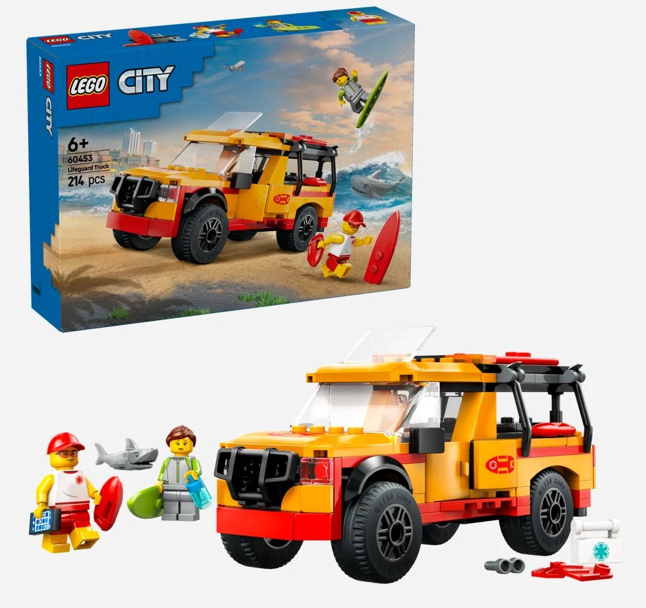 LEGO City Lifeguard Beach Rescue Truck 214 Pcs