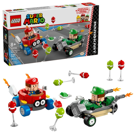 LEGO Super Mario Baby Mario vs Baby Luigi 321 Pcs