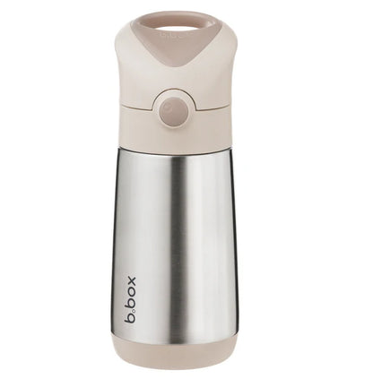 b.box 350ml Insulated Straw Drink Bottle - Latte
