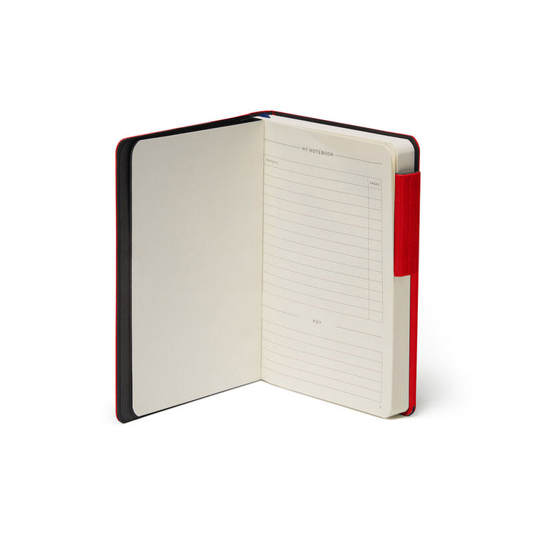 LEGAMI SMALL LINED NOTEBOOK RED