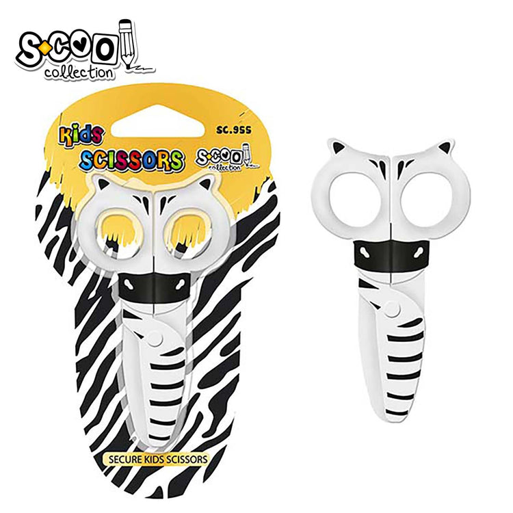 KID SCISSORS ZEBRA 12.7CM