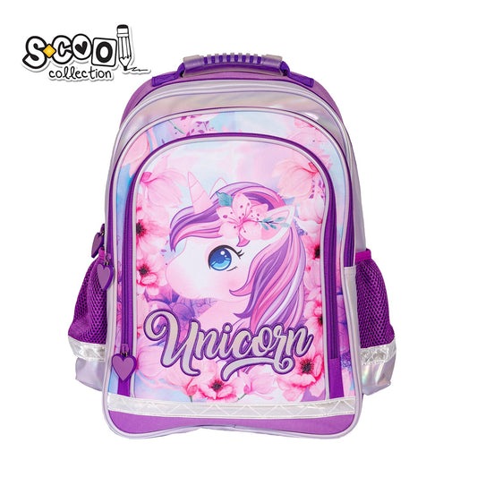 Purple Unicorn Backpack Height 40.5cm