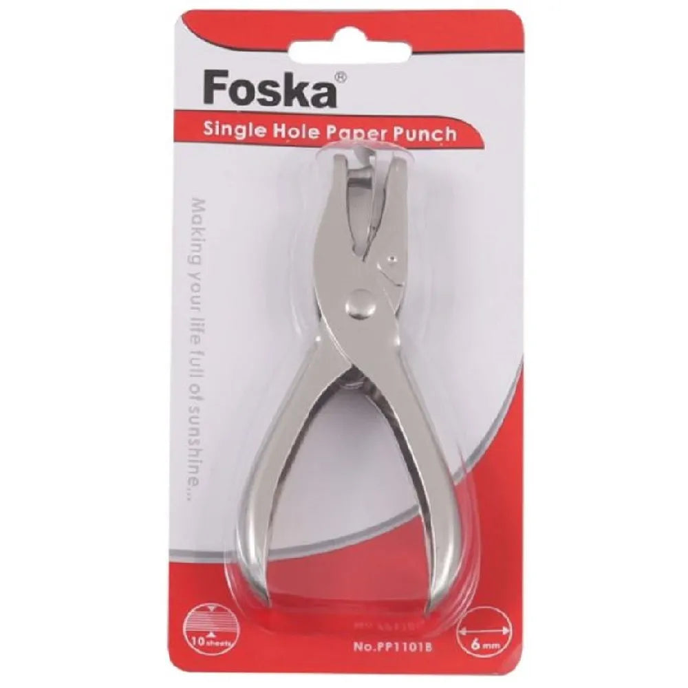 Foska Single Hole Metal Paper Punch