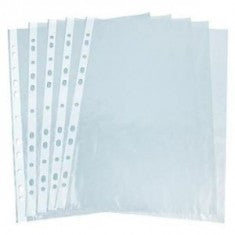 Punched Pockets A4 - 45 Microns Clear ( X 100 ) Thin