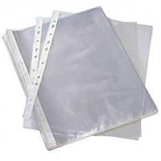 Punched Pockets A4 - 35 Microns Clear ( X 25 ) Thin