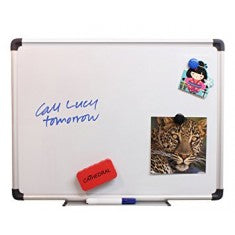White Boards Magnetic, Aluminum Frame size 45 x 60