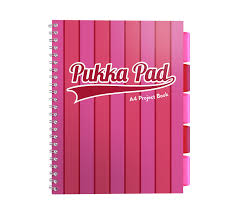 Pukka Pad A4 Project Book - Pink