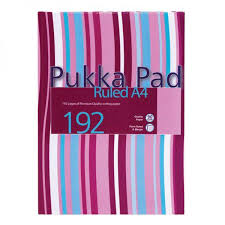 Pukka Pad Ruled A4 192 pages