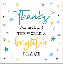 Ceramic Coaster Thanks