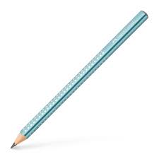 Faber Castell Jumbo Sparkle Grip Pencil Ocean Metalic
