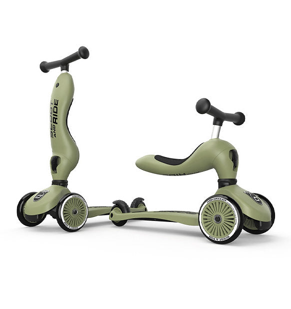 Highwaykick 1 Olive Scooter (1-5 years old)