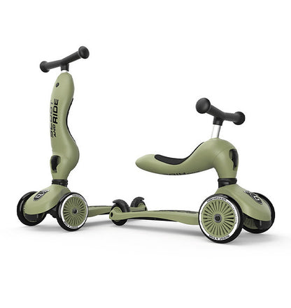Highwaykick 1 Olive Scooter (1-5 years old)