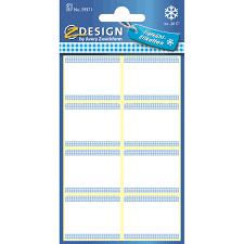 Avery ZDesign labels white
