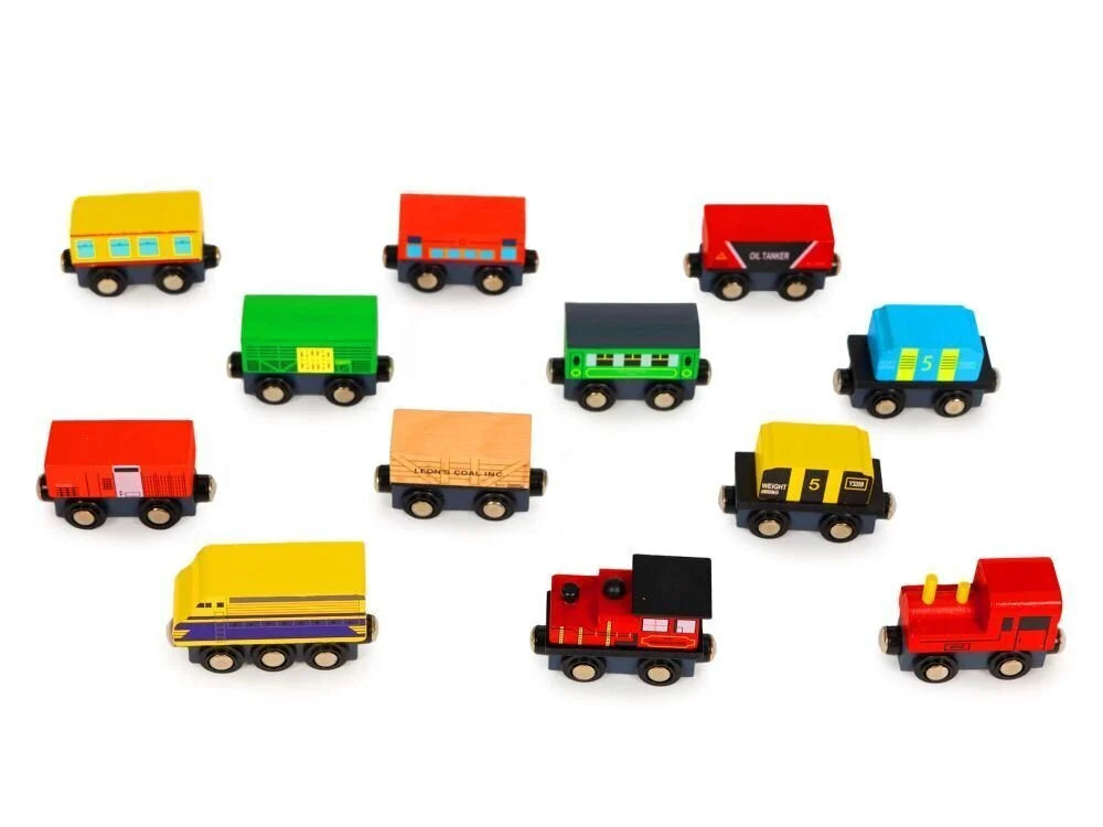 Wooden train set