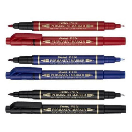 Pentel Twin Tip Permanent Marker (various colours)
