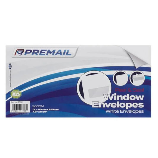 White Window Envelopes