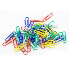 Paper Clips 33mm coloured - FOSCA