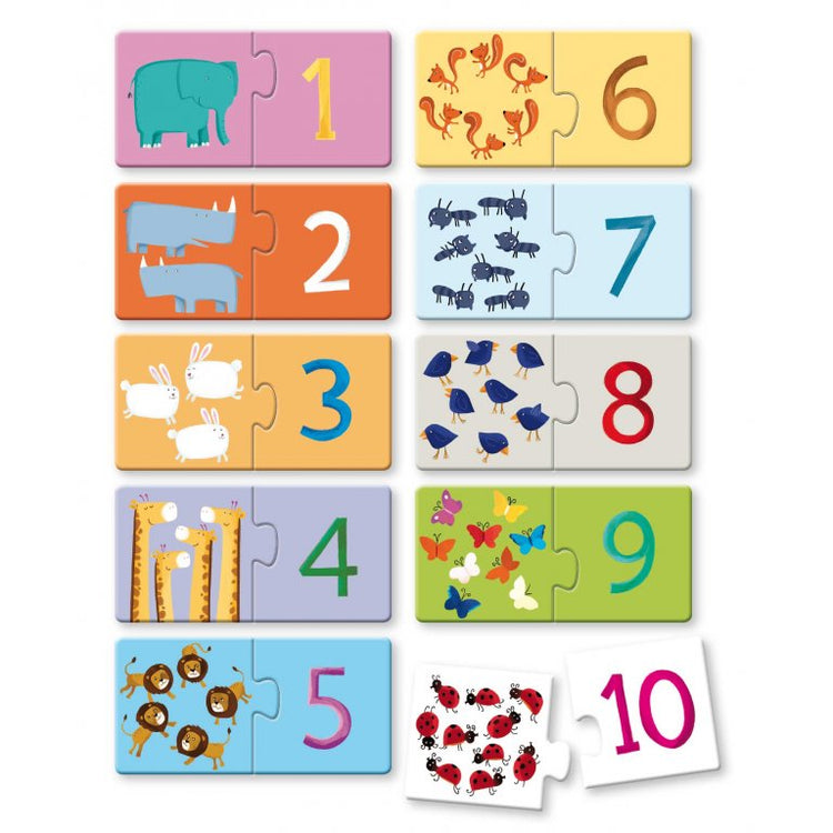 Numbers - Page Book + Puzzles - Sassi