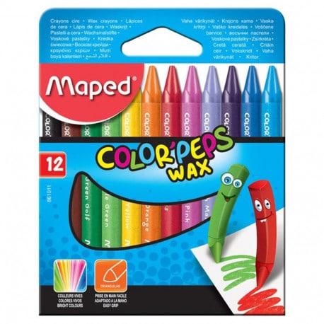 Maped Wax Crayons x12