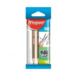 Maped Mini HB Pencil x3