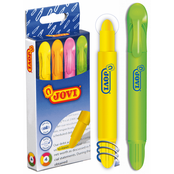 Jovi Highlighter Gel Markers 4 Colors