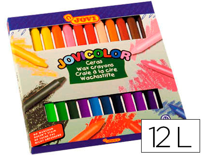 Crayons Thick Wax x12